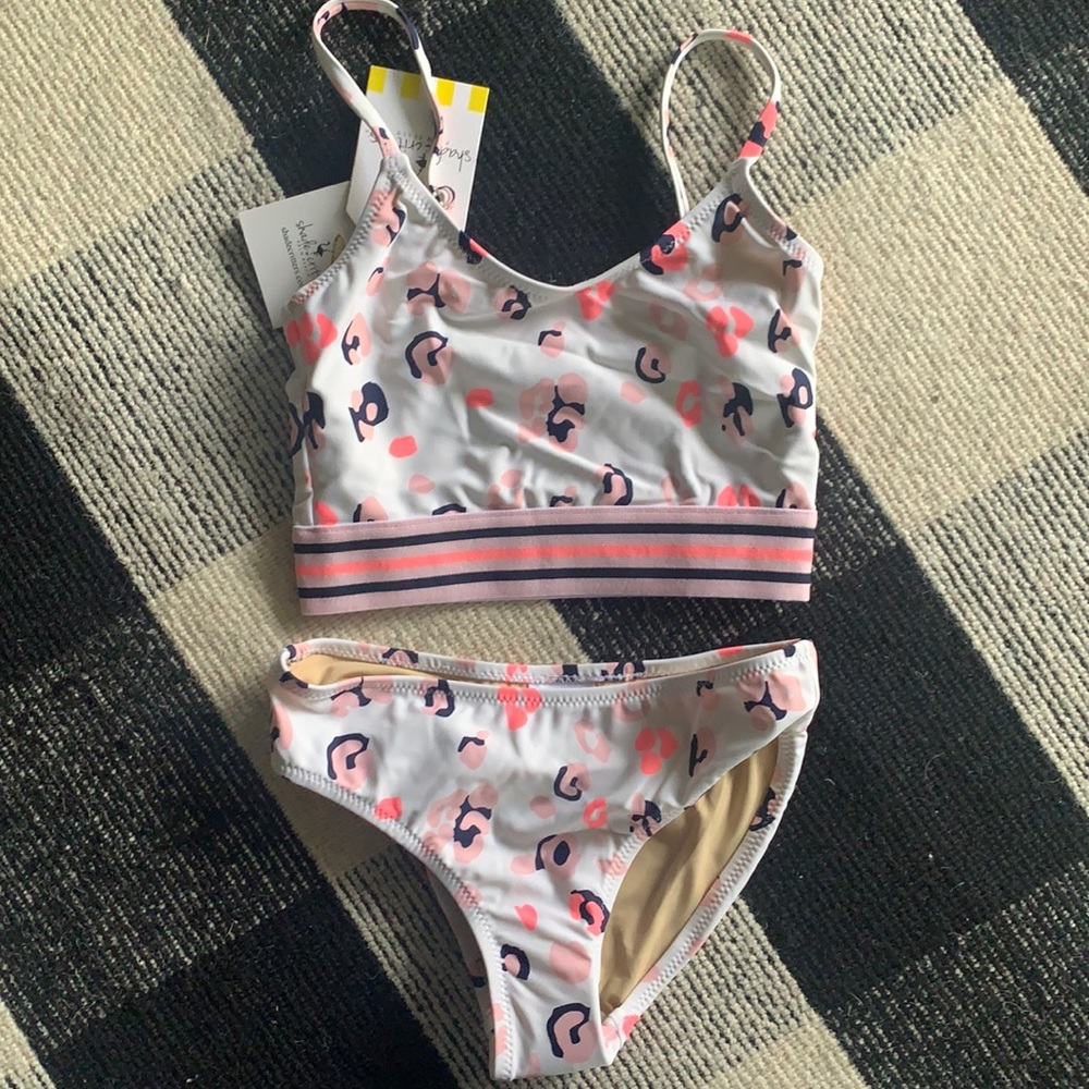 NWT Shade Critters neon leopard bikini